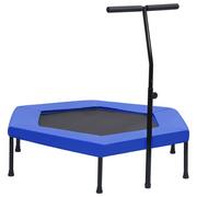 Trampoliny - vidaXL, Trampolina z uchwytem i nakładką ochronną,, 122 cm - miniaturka - grafika 1