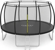 Trampoliny - Trampolina Ogrodowa Premium Dla Dzieci 374Cm (12Ft) Z Siatką Wewnętrzną I Drabinką - miniaturka - grafika 1