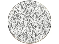 Talerze - Talerz deserowy porcelanowy Florina Black Avenue Astoria 20 cm czarno-biały - miniaturka - grafika 1