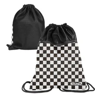 Torby szkolne - Worek Na Obuwie Sportowe Buty WF Premium Beuniq Szachownica - miniaturka - grafika 1