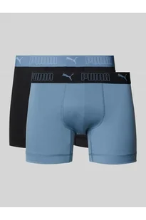 Bokserki z elastycznym paskiem z logo w zestawie 2 szt - Puma - Majtki damskie - miniaturka - grafika 1