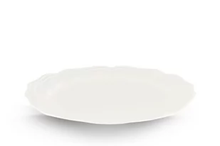 Talerz obiadowy AVENA kremowy / Ø26,5 / porcelana - Talerze - miniaturka - grafika 1