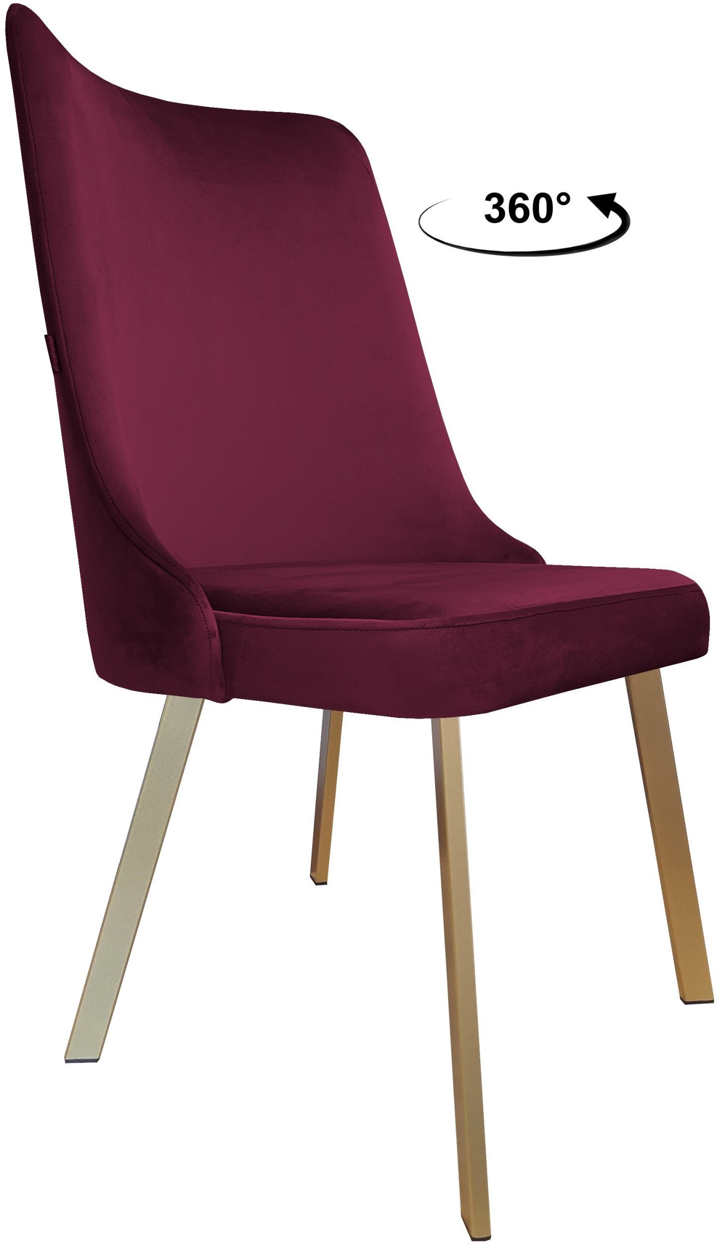 Krzesło obrotowe Victor noga Profil złota MG02