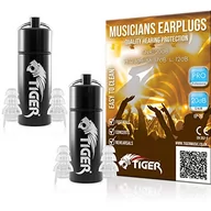 Akcesoria do perkusji - Tiger Tiger profesjonalny filtr muzyka zatyczki do uszu - ochrona słuchu zatyczki do uszu SNR 20dB - opakowanie 2 szt. EP-20-2 - miniaturka - grafika 1