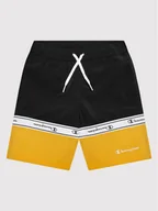 Spodenki damskie - Champion Szorty kąpielowe 306045 Czarny Regular Fit - miniaturka - grafika 1