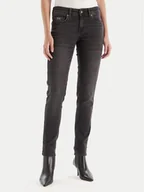 Spodnie damskie - Versace Jeans Couture Jeansy 79HAB5K2 CDWRC Czarny Skinny Fit - miniaturka - grafika 1