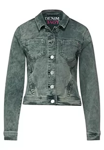Street One Roxanna damska kurtka jeansowa, Light Bassy Olive Random Wash, 42 - Kurtki damskie - miniaturka - grafika 1