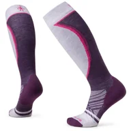 Skarpetki męskie - Skarpety narciarskie Smartwool W Ski Targeted Cushion OTC Rozmiar skarpet: 34-37 / Kolor: fioletowy/szary - miniaturka - grafika 1