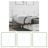Inne meble do sypialni - The Living Store Metalowe wezgłowie - białe - 150 cm - Wezgłowie - miniaturka - grafika 1