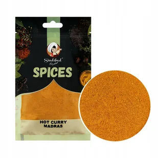 OSTRE HOT CURRY MADRAS 50 g SINDIBAD AROMAT JAKOŚĆ - Przyprawy i zioła sypkie - miniaturka - grafika 1