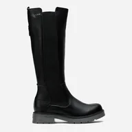 Kozaki damskie - Botki damskie Tom Tailor 4293517VE 39 24,9 cm Czarne (5904862059938) - miniaturka - grafika 1