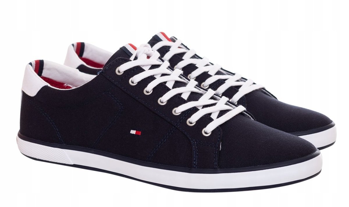 TOMMY HILFIGER TRAMPKI MĘSKIE GRANATOWE 46 1S9A