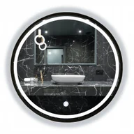 Lustra - LUSTRO LED DO MAKIJAŻU ŁAZIENKI RAMA OKRĄGŁA LOFT 85 CM - miniaturka - grafika 1