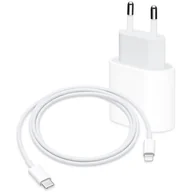 Ładowarki do telefonów - ŁADOWARKA 20W + KABEL LIGHTNING 1M USB-C - miniaturka - grafika 1