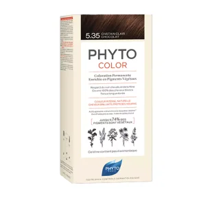 Phyto PhytoColor 5.35 Chatain Clair Chocolat Farba do włosów - złoty mahoń 50+50+12 - Farby do włosów i szampony koloryzujące - miniaturka - grafika 1