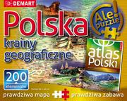 Puzzle - DEMART PUZZLE 200 POLSKA KRAINY GEOGRAFICZNE + ATLAS - miniaturka - grafika 1