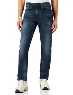 Spodenki męskie - s.Oliver Męskie spodnie jeansowe długie, niebieskie, W30/L30, niebieski, 30W / 30L - grafika 1