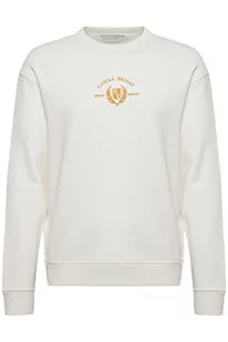 CASUAL FRIDAY Męska bluza CFSage Relaxed Sweat w. Embroidery Sweatt, 110602/Snow White, L, 110602/Snow White - Bluzy męskie - miniaturka - grafika 1