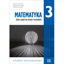 Pazdro Matematyka zbiór zadań dla klasy 3 liceum i technikum zakres rozszerzony MAZR3 - Marcin Kurczab, Elżbieta Kurczab, Elżbieta Świda - Podręczniki dla liceum - miniaturka - grafika 1