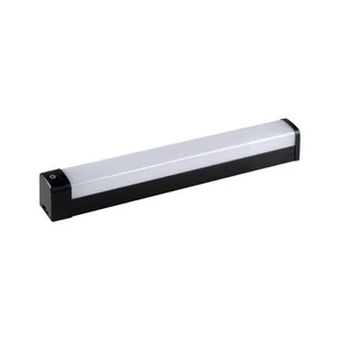 Kinkiet Led łazienkowy czarny listwa 80 cm z włącznikiem obok lustra Kanlux - Lampy ścienne - miniaturka - grafika 1