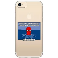 Etui i futerały do telefonów - ERT GROUP etui na telefon Iphone 7/8/ SE 2/ SE 3, case oryginalny i oficjalnie licencjonowany przez Marvel, wzór Spider Man 037, optymalnie dopasowane, plecki z TPU częściowo przeźroczyste - miniaturka - grafika 1