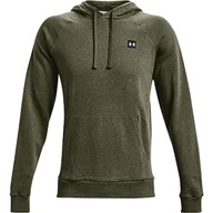 Bluzy męskie - Under Armour Męska bluza z kapturem UA Rival z kapturem, lekka bluza z kapturem, bardzo miękka, wygodna męska bluza z kapturem - miniaturka - grafika 1