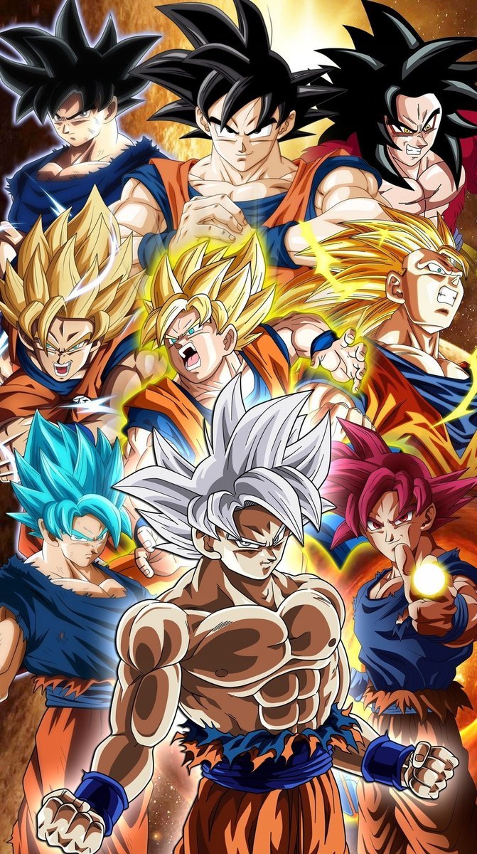 PODKŁADKA POD MYSZ Nadruk 22x18 cm Dragon Ball goku Super Sayian Prezent