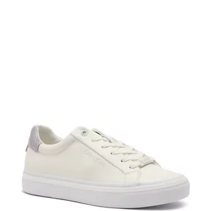 Calvin Klein Trampki VULC LACE UP | z dodatkiem skóry - Trampki damskie - miniaturka - grafika 1