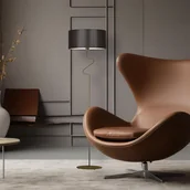 Lampy stojące - Lampa podłogowa w stylu japandi MORONI - miniaturka - grafika 1