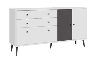Komoda EasyKlix Harllson Hltk231Rec-M806 Biały / Uni Wolfram Szary - Komody - miniaturka - grafika 1