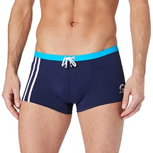 Męski strój kąpielowy High Pressure, granatowy/niebieski/biały, 3XL - Kąpielówki męskie - miniaturka - grafika 1
