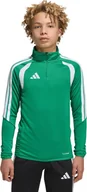 Bluzy damskie - Bluza dla dzieci adidas Tiro 26 League Training Top zielono-biała JY7160 164cm - miniaturka - grafika 1