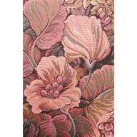 Fototapety - Fototapeta haftowany kwiatowy wzór różowym - 186 x 279 cm - ESTAHOME - miniaturka - grafika 1