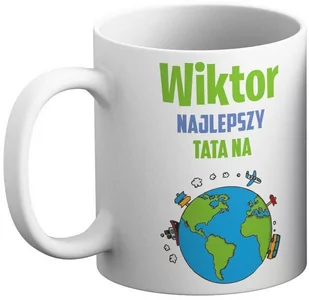 Kubek na Dzień Taty - Najlepszy Tata na świecie (imię) - Gadżety dla niej i dla niego - miniaturka - grafika 1