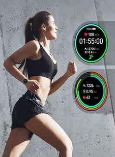 Imilab Czarny Smartwatch Zegarek sportowy KW66 - Monitory aktywności - miniaturka - grafika 8