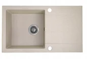 Zlewozmywaki - Laveo AQ.901-1012011 / AQUAFORM / MARANELLO / ZLEW GRANIT BEŻ, 44X76CM , 1K+OC , SYFON / - miniaturka - grafika 1