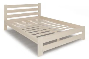 Drewniane małżeńskie łóżko skandynawskie 160x200 Z3-S39 - Łóżka - miniaturka - grafika 1