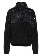 Kurtki i kamizelki sportowe damskie - Nike Kurtka w kolorze czarnym do biegania - miniaturka - grafika 1