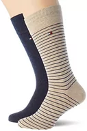Skarpetki męskie - Tommy Hilfiger Skarpety męskie (2 sztuki), beżowy/granatowy (beżowy melanż)., 47-49 EU - miniaturka - grafika 1