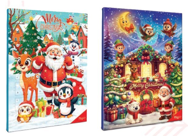 BN KALENDARZ ADWENTOWY BARON 75gX30