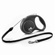 Smycze dla psów - flexi Black Design smycz taśmowa | S: do 12 kg| Dostawa i zwrot GRATIS od 99 zł - miniaturka - grafika 1