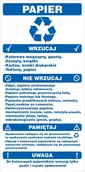 Akcesoria BHP - Naklejka SEGREGACJA ODPADÓW, PAPIER 15x30cm - miniaturka - grafika 1