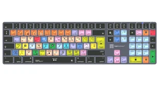 Logickeyboard LKB-LOGXP2-TM-UK klawiatura Biuro Bluetooth QWERTY Angielski Szary, Tytan LKB-LOGXP2-TM-UK - Klawiatury - miniaturka - grafika 1