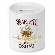 Skarbonki - Skarbonka Dla Bartka Bartłomiej Urodziny Prezent z Nadrukiem ze Zdjęciem - miniaturka - grafika 1