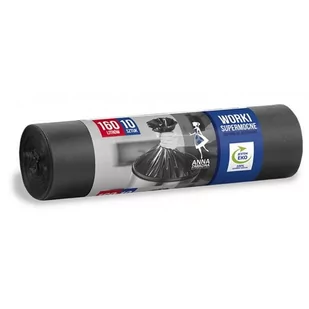 Worki na śmieci 160l LDPE czarne 10 sztuk - Worki na śmieci - miniaturka - grafika 1