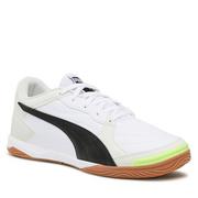 Piłka nożna - Buty Puma Pressing IV 107419 01 White/Black/Silver - miniaturka - grafika 1