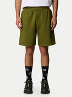 Spodenki męskie - The North Face Szorty sportowe Easy NF0A8C2S Zielony Regular Fit - miniaturka - grafika 1