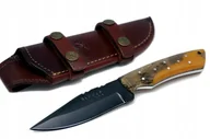 Noże - NÓŻ MYŚLIWSKI custom BUSHCRAFT SURVIVAL STAL ETUI - miniaturka - grafika 1