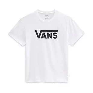 Vans Koszulka dziewczęca Flying V Crew, biały, 12-14 Lata - Koszulki dla dziewczynek - miniaturka - grafika 1