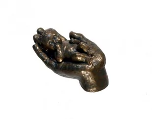 FIGURKA EMOTION - DZIECKO NA DŁONI - "Łagodność" (Gentleness) - brązowa - Figurki dekoracyjne - miniaturka - grafika 1